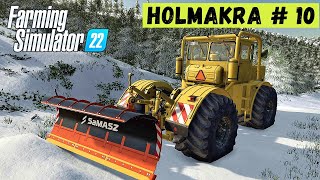 картинка: FS 22 - Расчищаю ПЛОЩАДКУ от СНЕГА.  Продаю ДОСКИ.  Лесоруб в Глуши  HOLMAKRA # 10