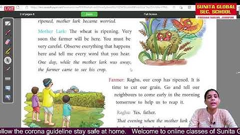 class 3 English chapter 2 reading by Ritika Rathore