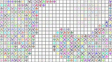 [openframeworks] Flow field - cross -