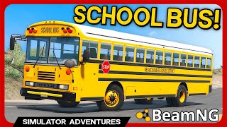 BeamNG's BEST School Bus Mod! - Wentward S3