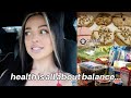 healthy grocery haul, crumbl cookies taste test &amp; new hair (vlog)