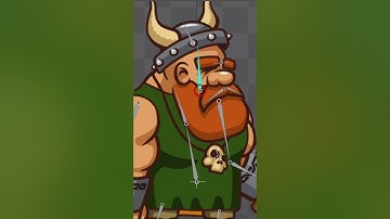 "How I Animated This Viking Warrior ⚔️ | Spine 2D Workflow" #animation #spine2d #flaganimation