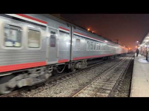 قطار ٢٠٠٧ يغادر محطة سوهاج إلى اسكندرية قطارات مصر