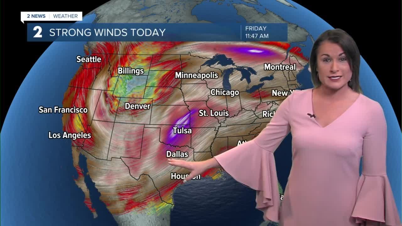 Very Warm and Windy Day Ahead - YouTube