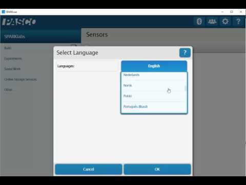 Change the Language (SPARKvue 2)