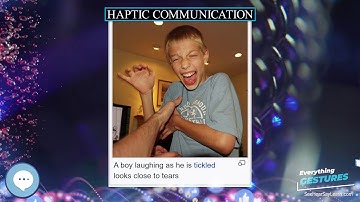 Haptic communication  ✌️ EVERYTHING GESTURES 👍