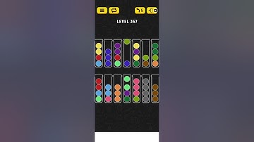 Ball sort puzzle level 357 #ballsortpuzzle