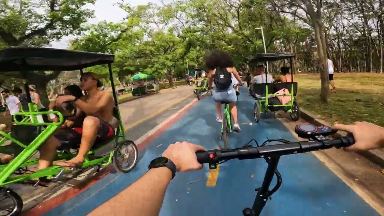 Rolê de Patinete Elétrico Kappak K10 - Parque Ibirapuera e Av. Faria Lima (2.7K 60 FPS)