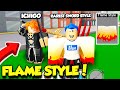 The Dev JOINED MY GAME And Gave Me FLAME SWORD STYLE In Anime Fighting Simulator!! (Roblox)