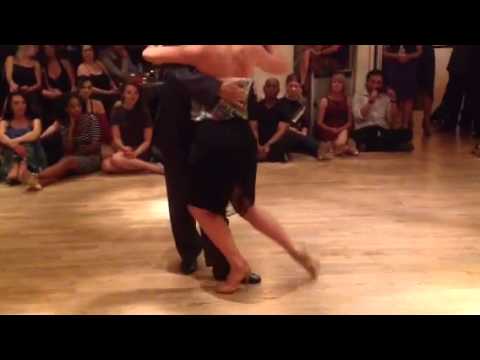 Virginia Pandolfi y Andres Bravo en "La Tangueria" NYC