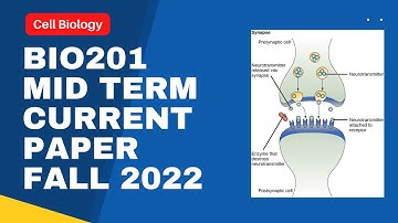 BIO201 Mid Term Current Paper Fall 2022
