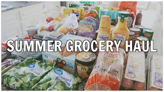 SUMMER GROCERY HAUL + FRIDGE ORGANIZATION \\ CRAFTYGIRL VLOGS