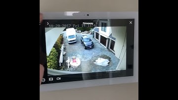 Security cameras with Control 4 10”