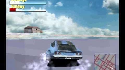 Driver PS1 Cheats Drive Through Walls & Secret Car MIAMI