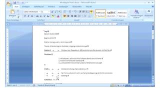 Microsoft Office - Word 2007 - Absatzmarken und Formatierungssymbole anzeigen screenshot 5