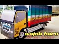 membuat miniatur truk rebecca new rainbow its so black dari papercraft