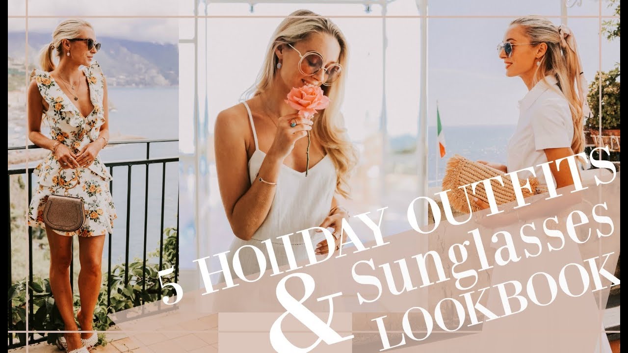 5 HOLIDAY OUTFITS + HOW TO STYLE WITH SUNGLASSES  //  Fashion Mumblr