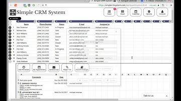 Syncing to Google Calendar in Simple CRM System