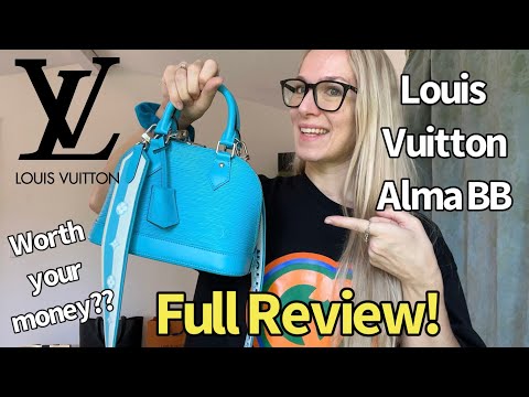 Tried a few bags in LV last week and went home with the Alma BB Epi. :  r/Louisvuitton