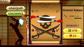 Shadow Fight 2 Super Powerful Oriental Sabers with All Weapon Moves  | The Most Powerful Weapon screenshot 2