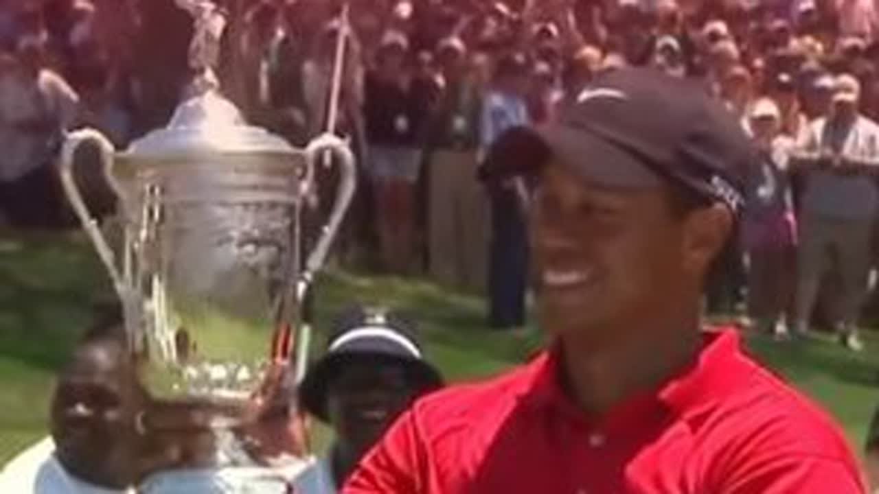 【源理高尔夫】 2008年美国公开赛，老虎最后一推拖入加洞赛，18洞加洞回顾