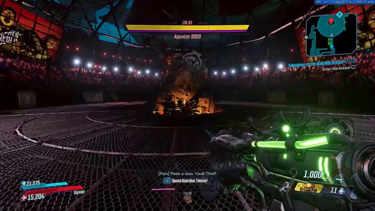 Borderlands 3 | M10 Agonizer 9000 in less than 20 seconds