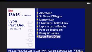 Annonce SNCF Lyon Part Dieu