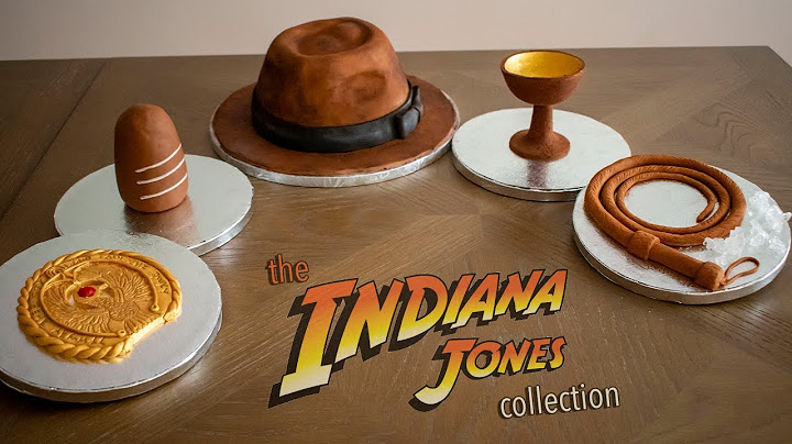 Indiana Jones Fedora Cake 🧭