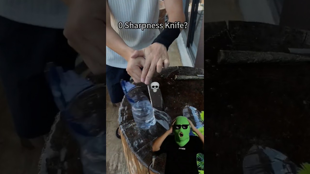 0 Sharpness knife test?💀