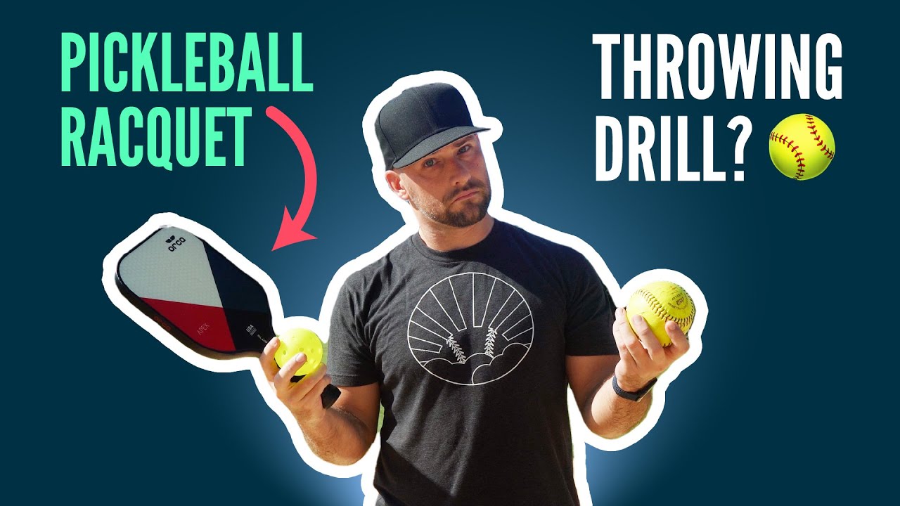 Softball Throwing Drill with a Pickleball Paddle? YouTube