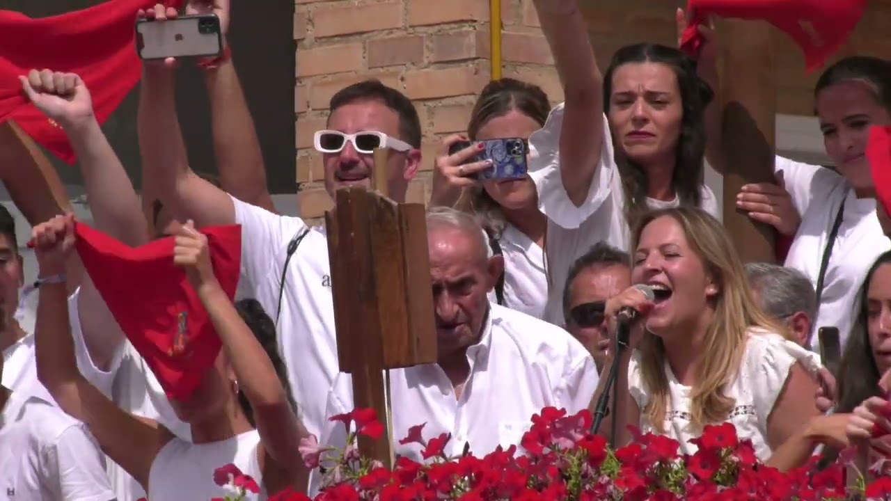Tv San Adrián - 24/07/2023 - Lanzamiento del chupinazo.