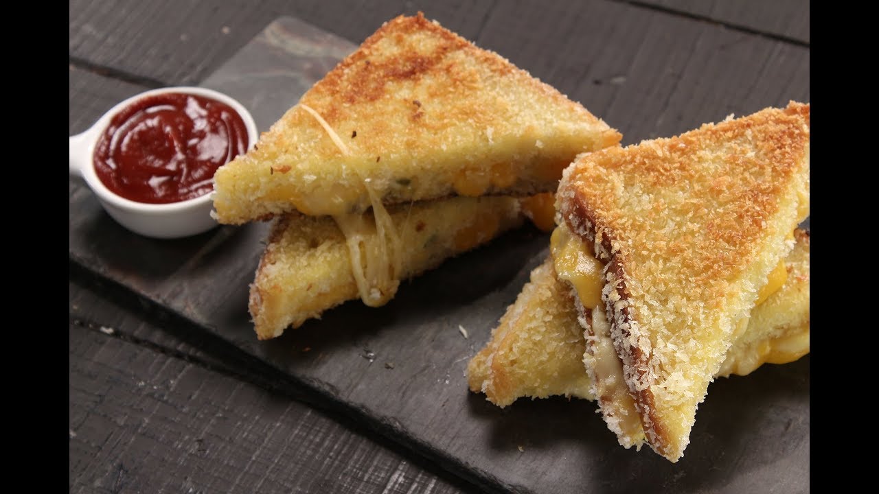 Fried Cheese Sandwich | Sanjeev Kapoor Khazana
