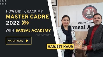 Master Cadre Update New Batch Notification I Harjeet Testimonial I Bansal Academy