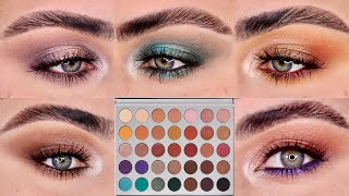 5 LOOKS 1 PALETTE FIVE EYE LOOKS WITH THE JACLYN HILL X MORPHE PALETTE