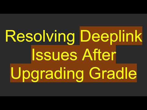 Resolving Deeplink Issues