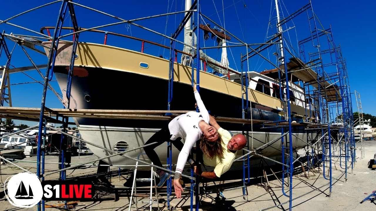 Our Steel Sailboat Tour Q&A & Full Sailing Yacht Refit for living & sail OFF GRID