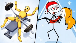 😂 We Beat 100,000,000 Impossible Leve! Ragdoll Break: Let's Destroy 🆚 Run Now | Funny Gameplay screenshot 1