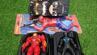 batman spiderman black panther iron man