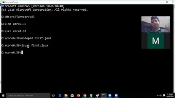 java installation part(2),path setting,compilation and running of program by Tanveer Sir