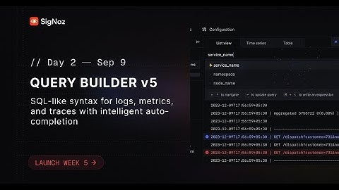 Query Builder v5: Demo