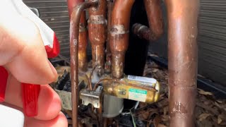 Leaking Reversing Valve Replacement on a Ruud