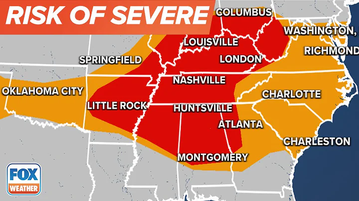 Severe Weather Likely from Midwest to South on Wednesday