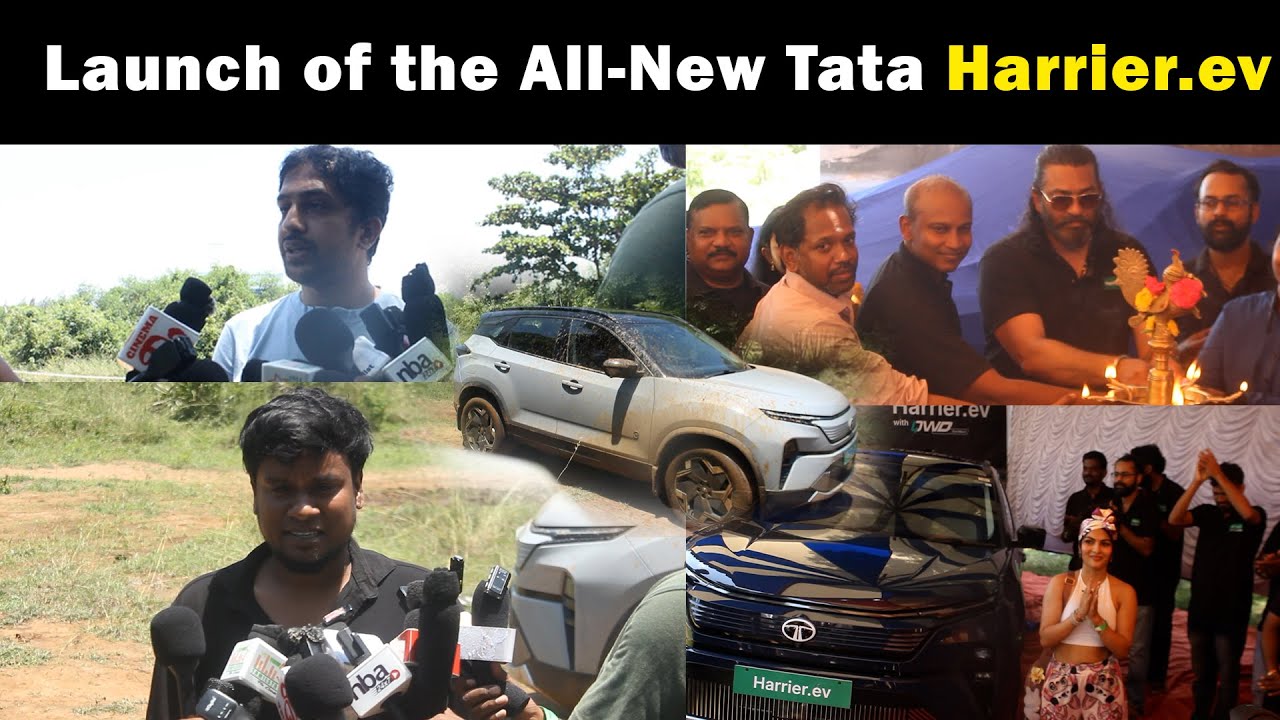 Grand Launch of the highly anticipated Tata Harrier EV | Ananya Rao ...