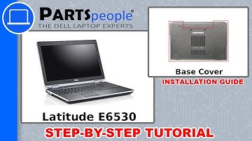 Dell Latitude E6530 (P19F001) Base Cover How-To Video Tutorial