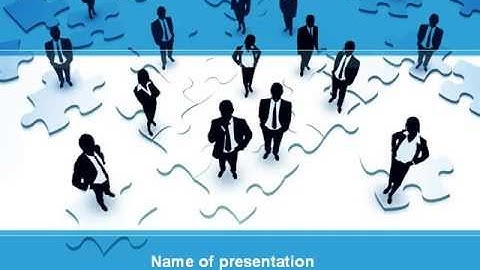 Team Building Process PowerPoint Template by PoweredTemplate.com