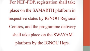 National Education Policy (NEP) 2020: Professional Development Programme an Overview