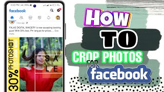 How to crop photo for Facebook Posting | Crop for Facebook Upload