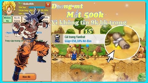 Ngọc Rồng Blue - Dương Blue Thách Trong 1h Có Được Cải Trang  Yardrat...... Và Cái Kết mất 500k