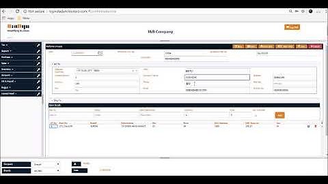Adroit ERP -How to create proforma invoice