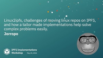 Linux2ipfs - Joroppo // IPFS Implementations Workshop